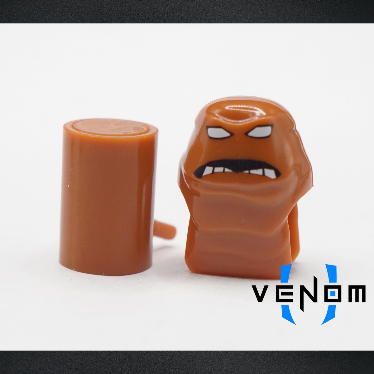 Dark Orange Sad Mudface Headgear