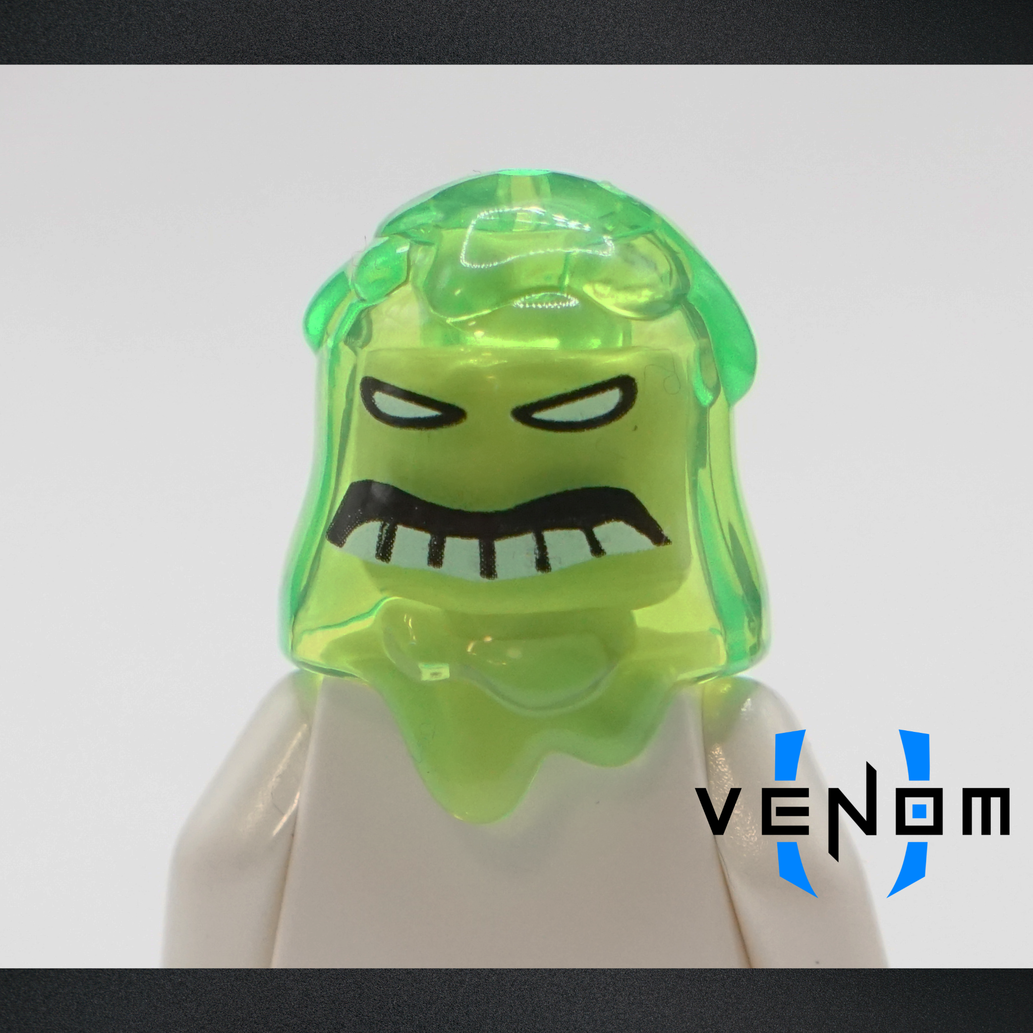 Trans-Green Standard Mudface Pad Printed Headgear