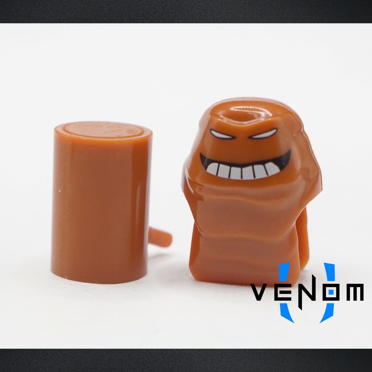 Dark Orange Smile Mudface Headgear