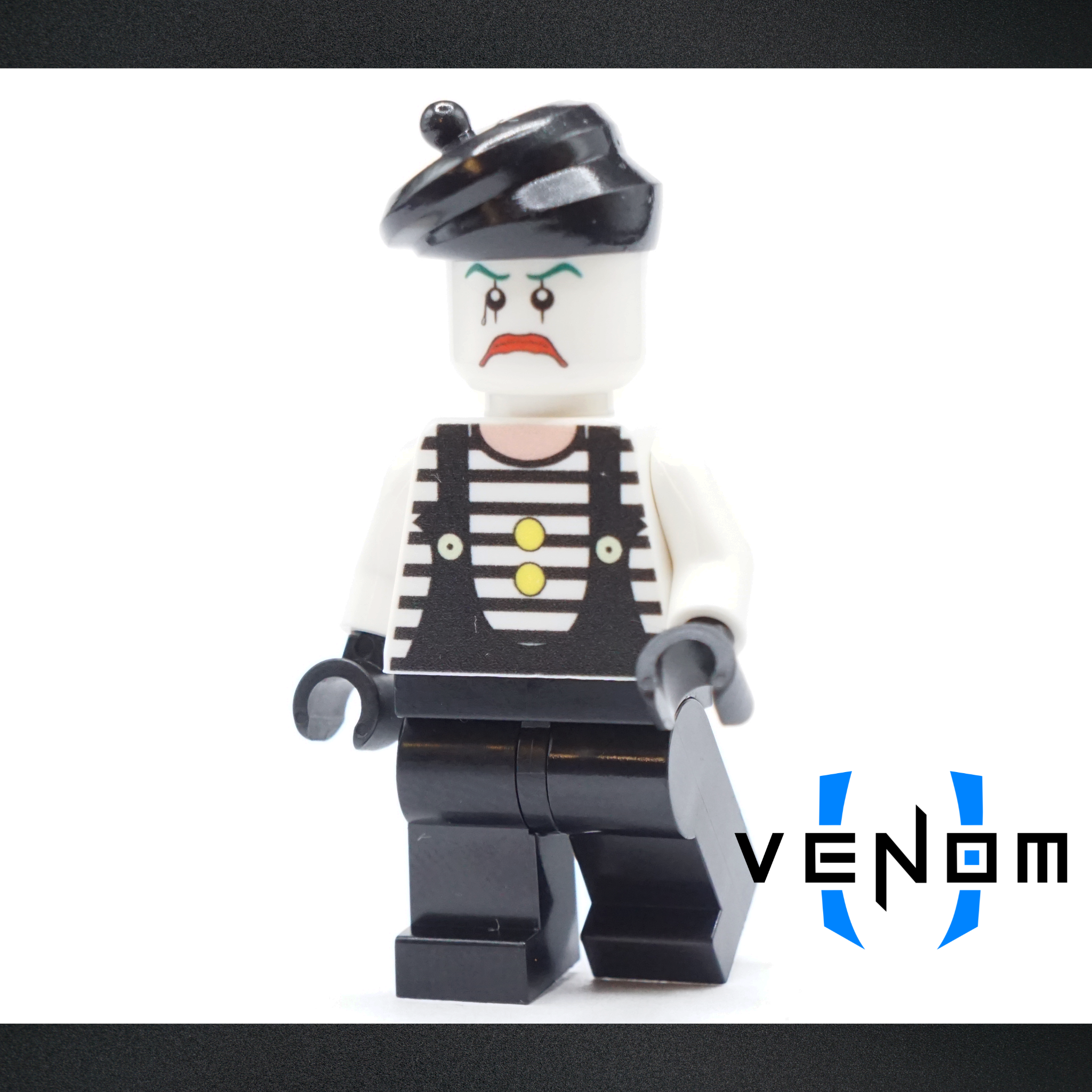 White Jester Goon UV Printed Figure (V2)