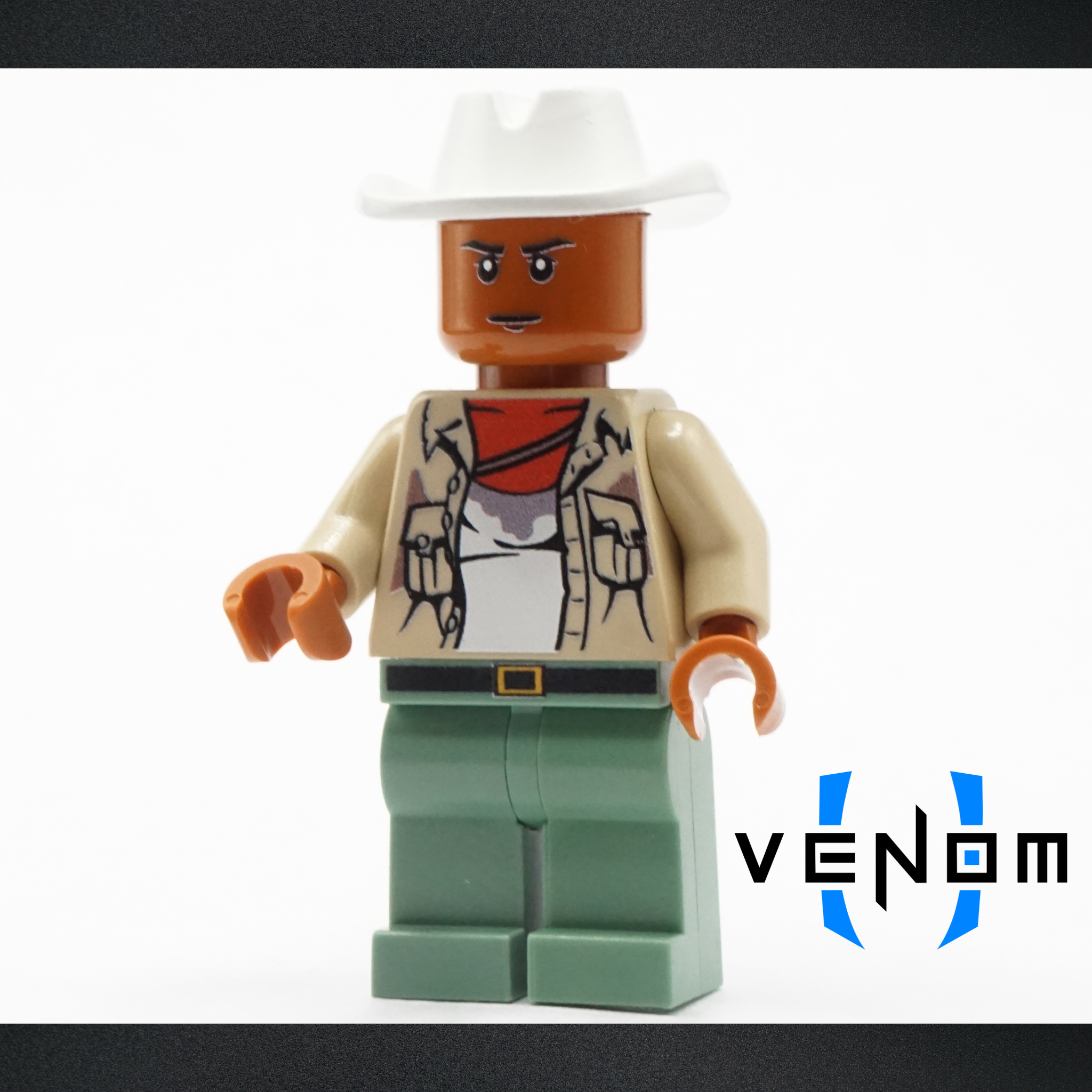 Dark Orange Explorer UV Printed Figure
