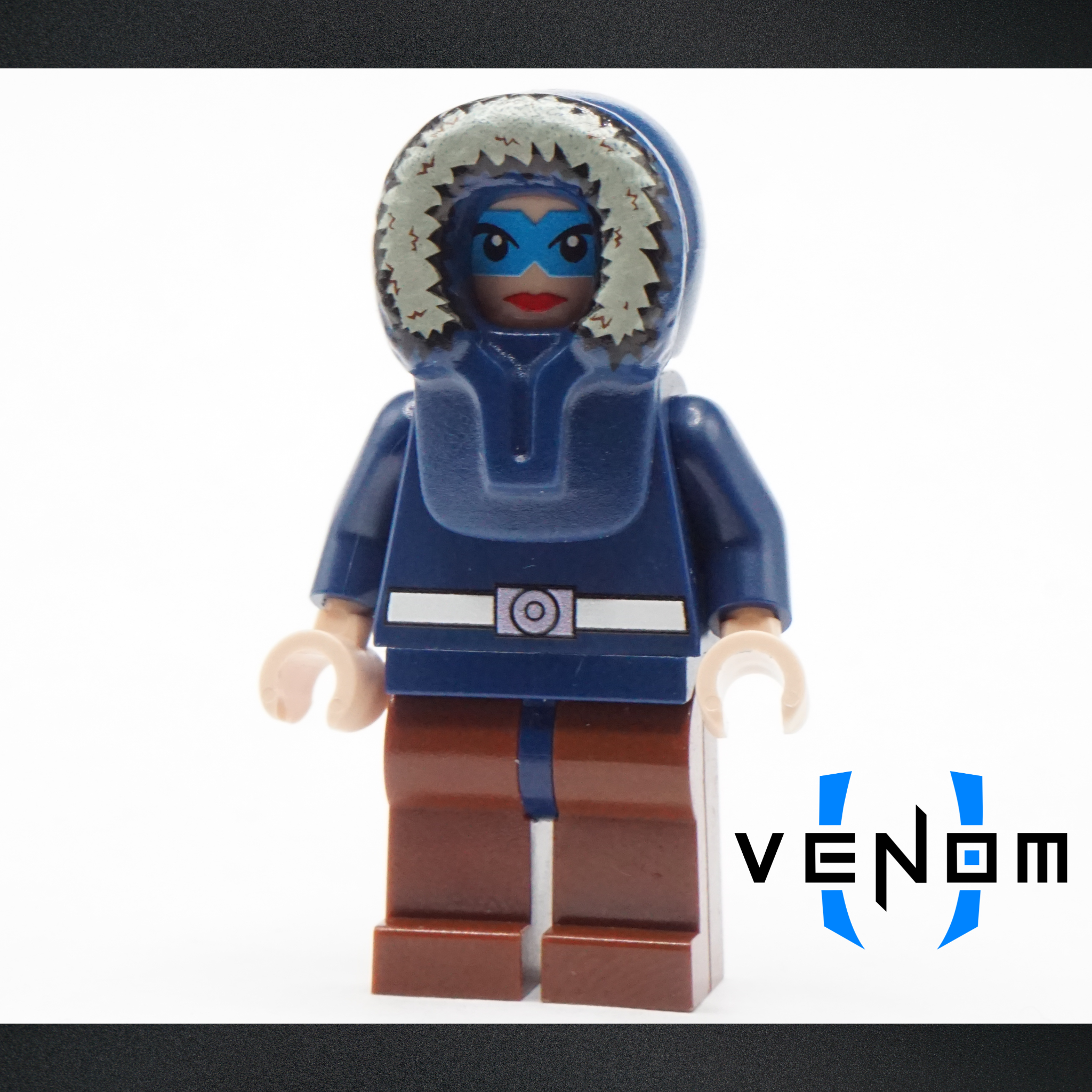 Blue Freeze Lady UV Printed Figure