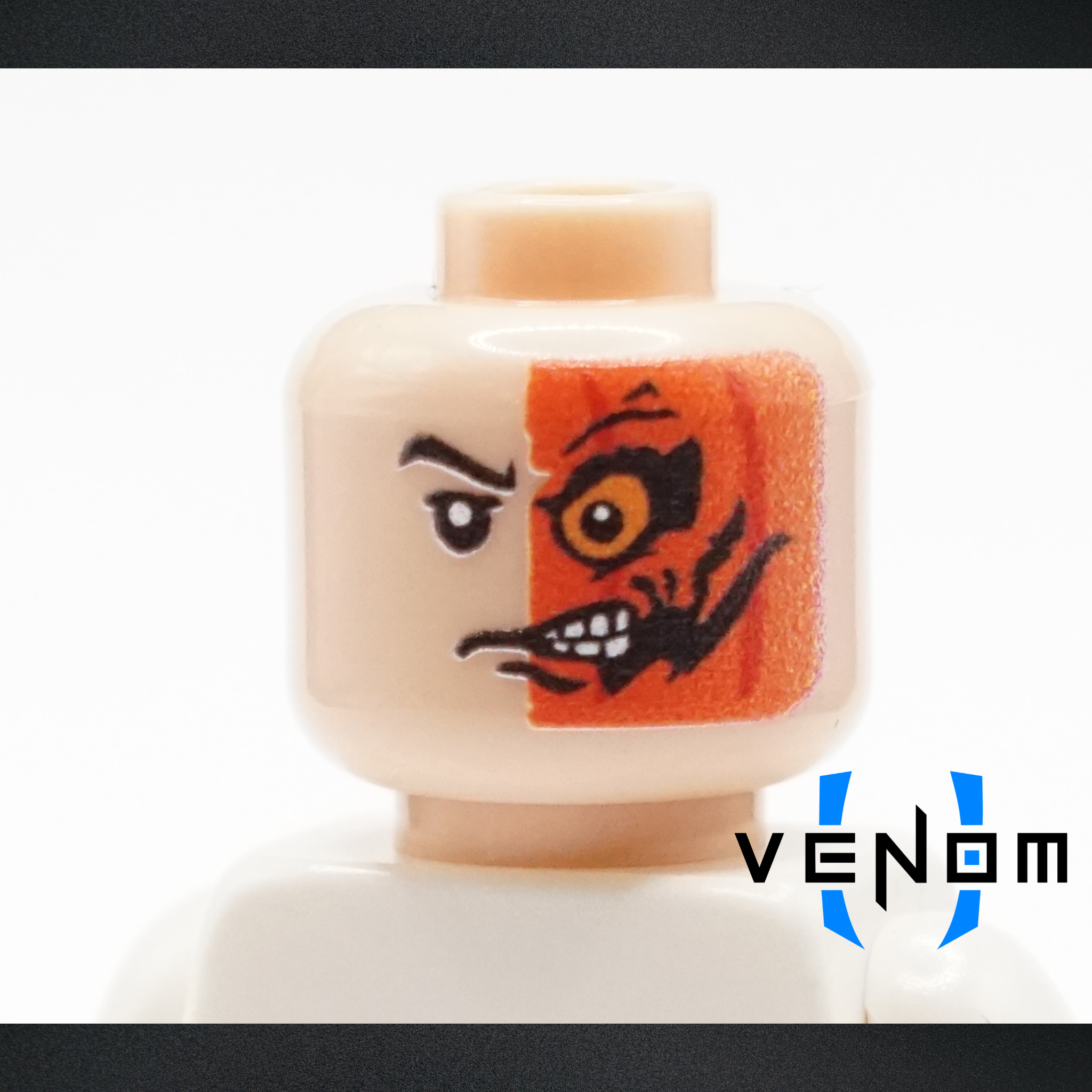 *Disappointed*Dual Faced Villain Spooky UV Printed Head