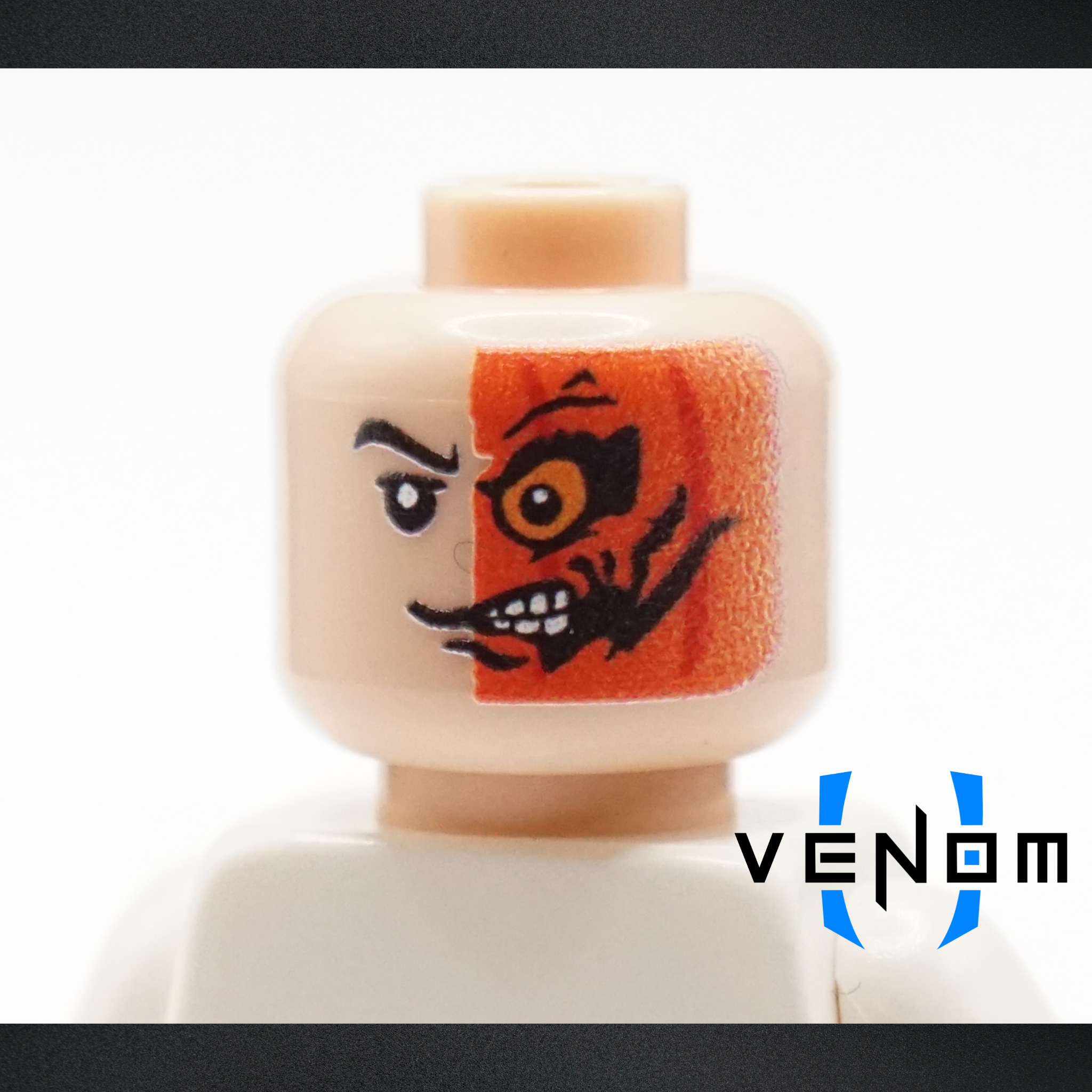 *Neutral* Dual Faced Villain Spooky UV Printed Head