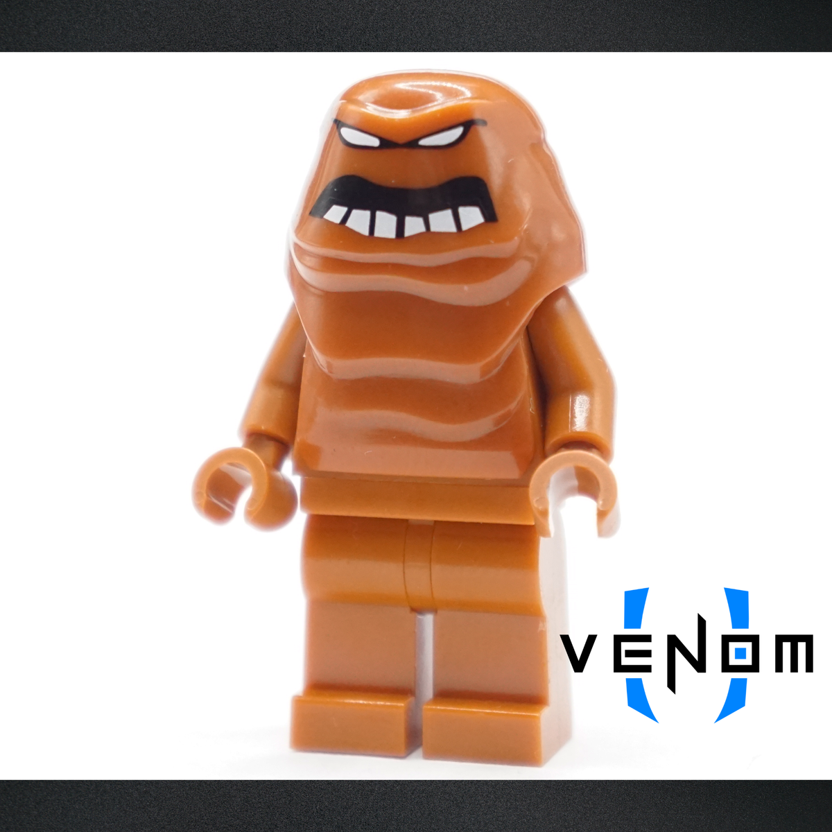 Dark Orange Angry Mudface IM Pad Printed Figure