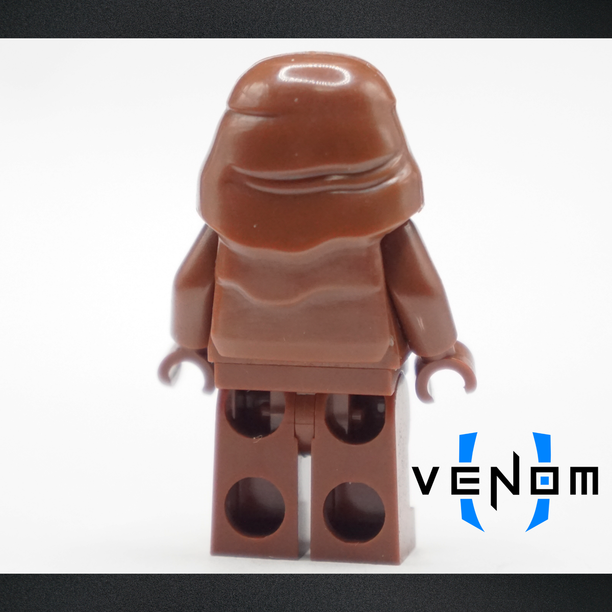 Reddish Brown Angry Mudface IM Pad Printed Figure