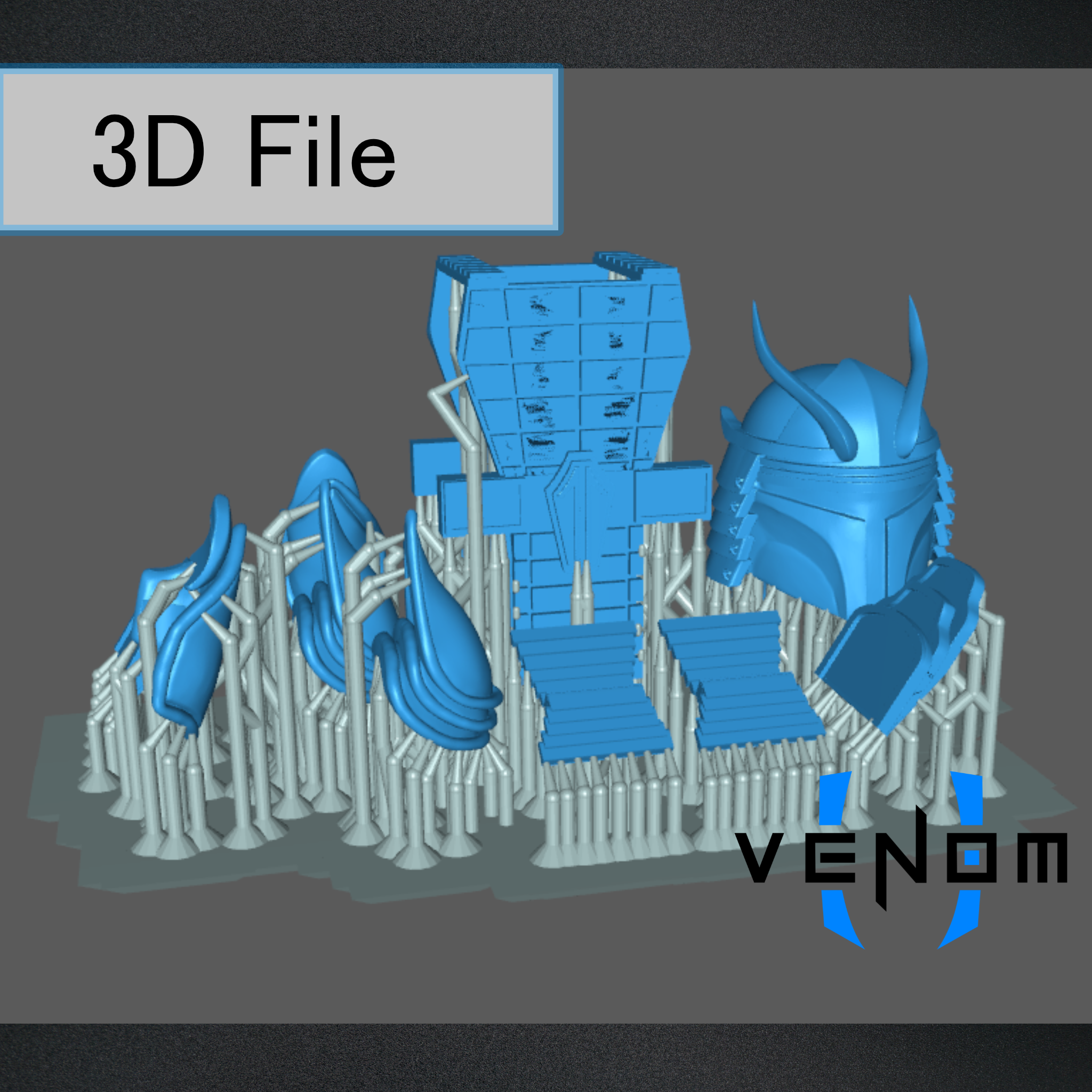 *3D File* Legacy Mandalorian Samurai Kit
