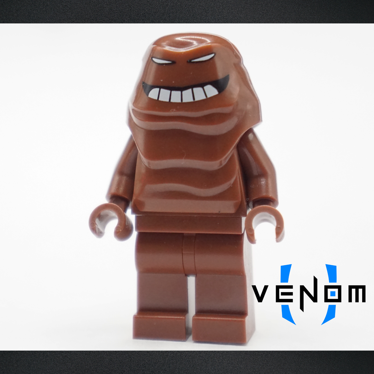 Reddish Brown Smile Mudface IM Pad Printed Figure