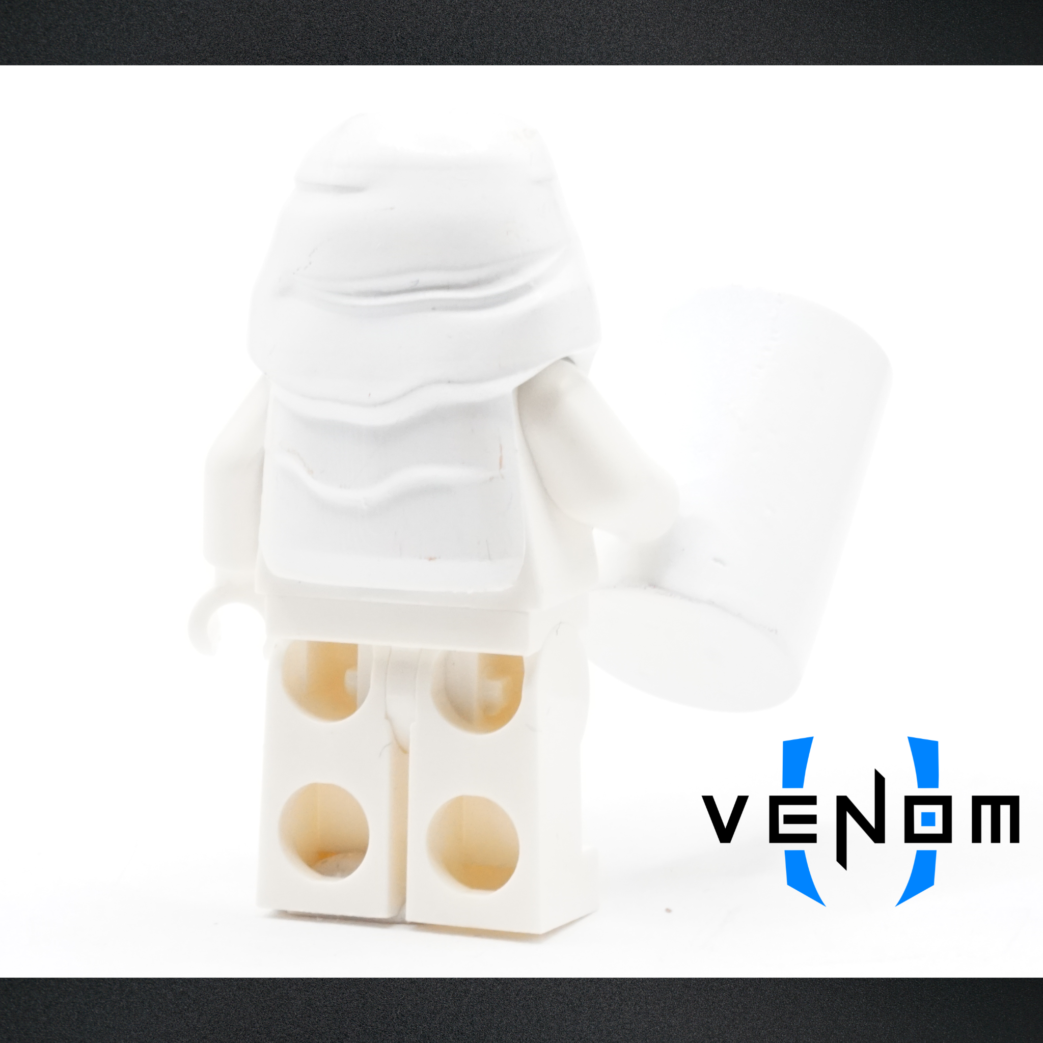 *Limited Edition* White Mudface Pad Printed Figure