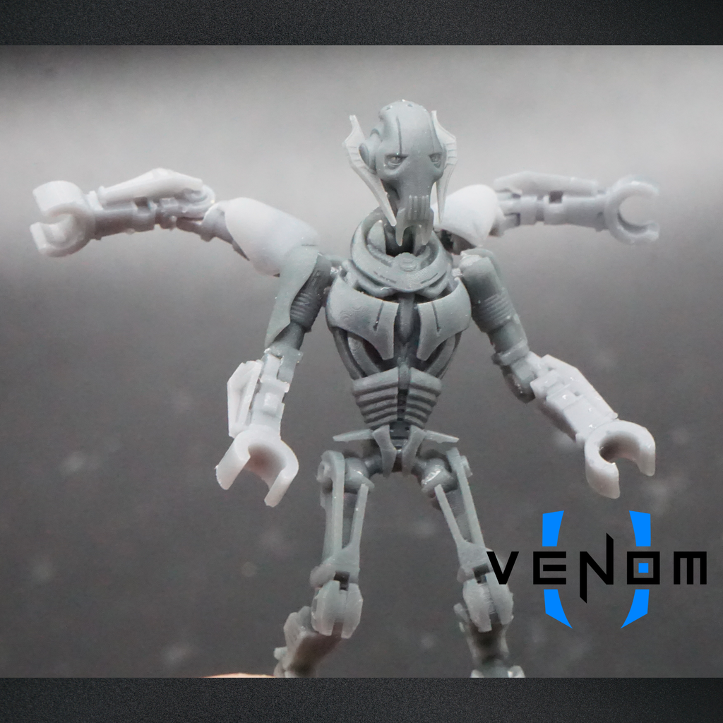 Custom General Grievous Minifigure – Highly Detailed, Star Wars LEGO Compatible